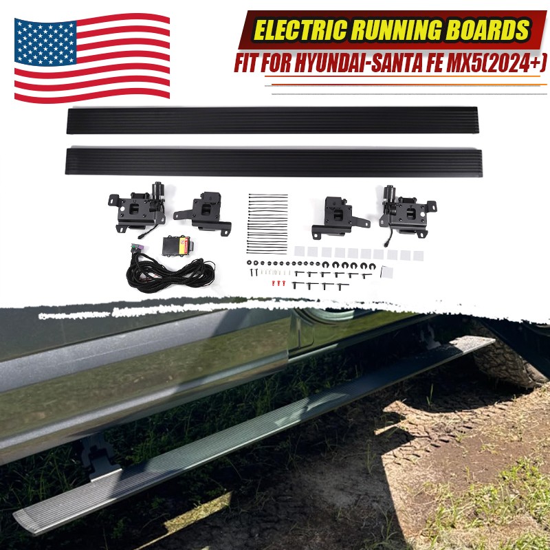Deployable Electric Running Boards side steps For Hyundai Santa fe MX5 2024~2026