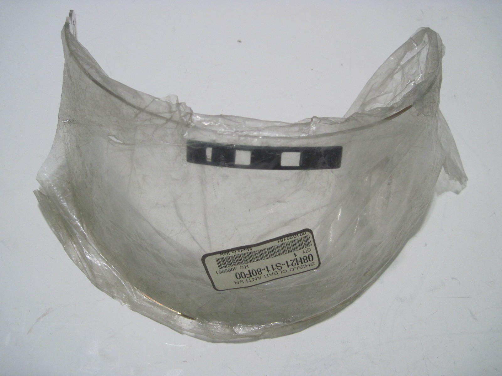 NOS Honda Shield Clear 08H21-S11-80F00 Anti SR Genuine OEM Italy New Old Stock
