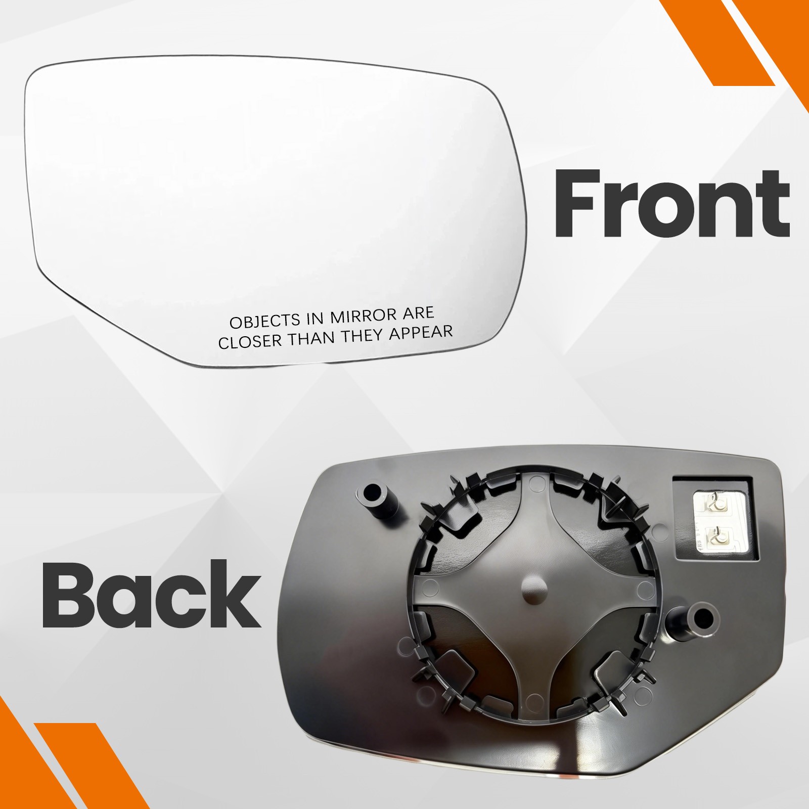 Mirror Glass Heated Passenger&Driver For 2013 2014 2015 2016-2017 Honda Accord
