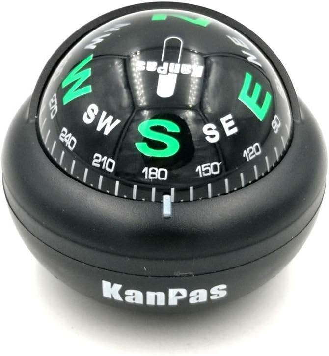 Versatile Waterproof Compass Ball for Cars & Boats – Easy Installation Included