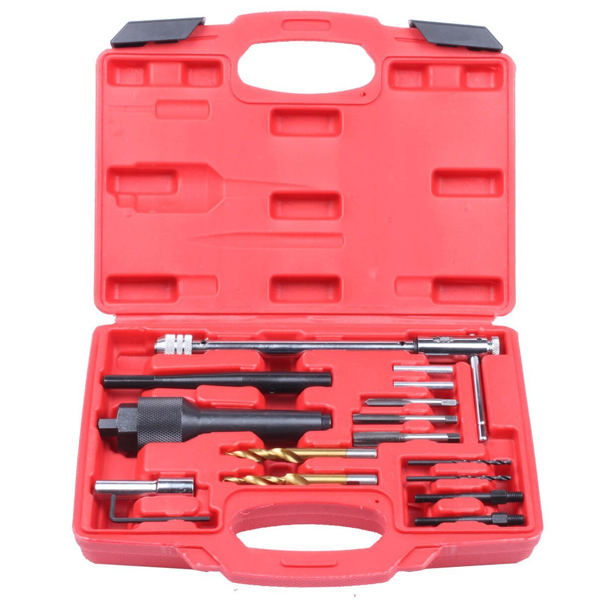 Damaged Glow Plug Removal Remover Extractor Tool Kit 8mm 10mm 16PC