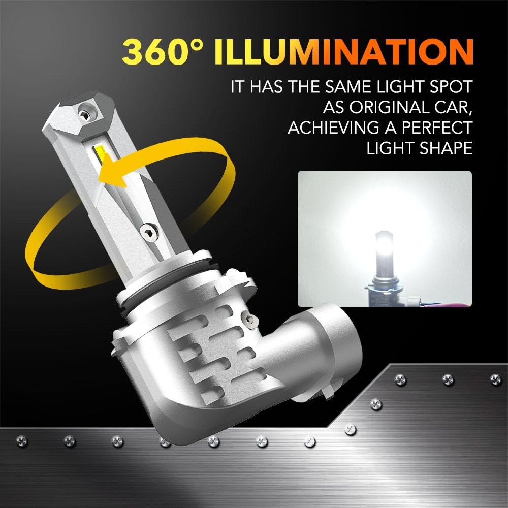 2/4/6X Combo2 9006 HB4 LED Headlight Kit Super Bright Low Beam Bulb Canbus 6500K