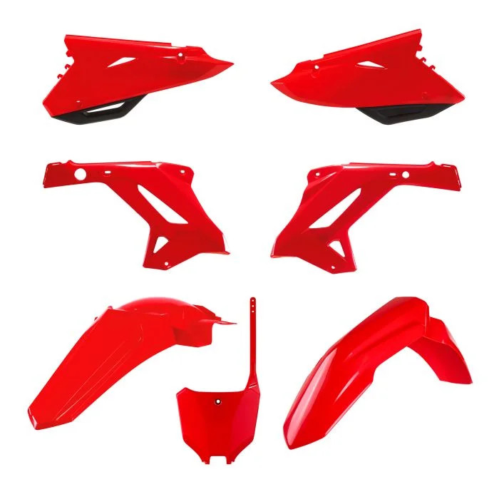 Polisport Plastics RESTYLING PLASTIC KIT, RESTYLING KIT Red 91358 fits 2000-2001