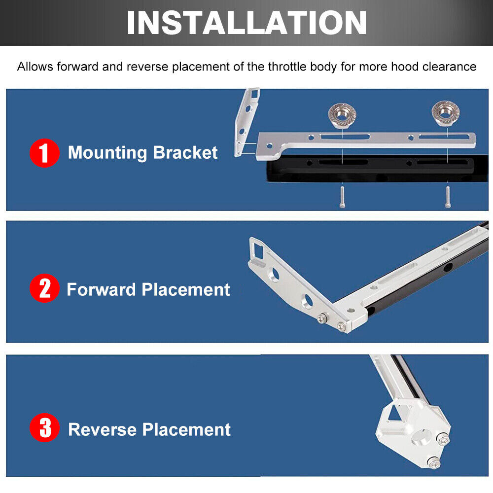Aluminum Alloy LS1 Throttle Cable Bracket For 102mm Sheet Metal Intake Manifold