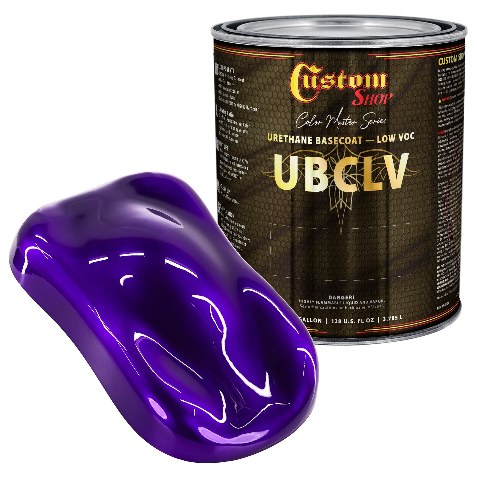 Urethane Ultra Candy Basecoat Automotive Paint – Royal Purple Candy – Gallon