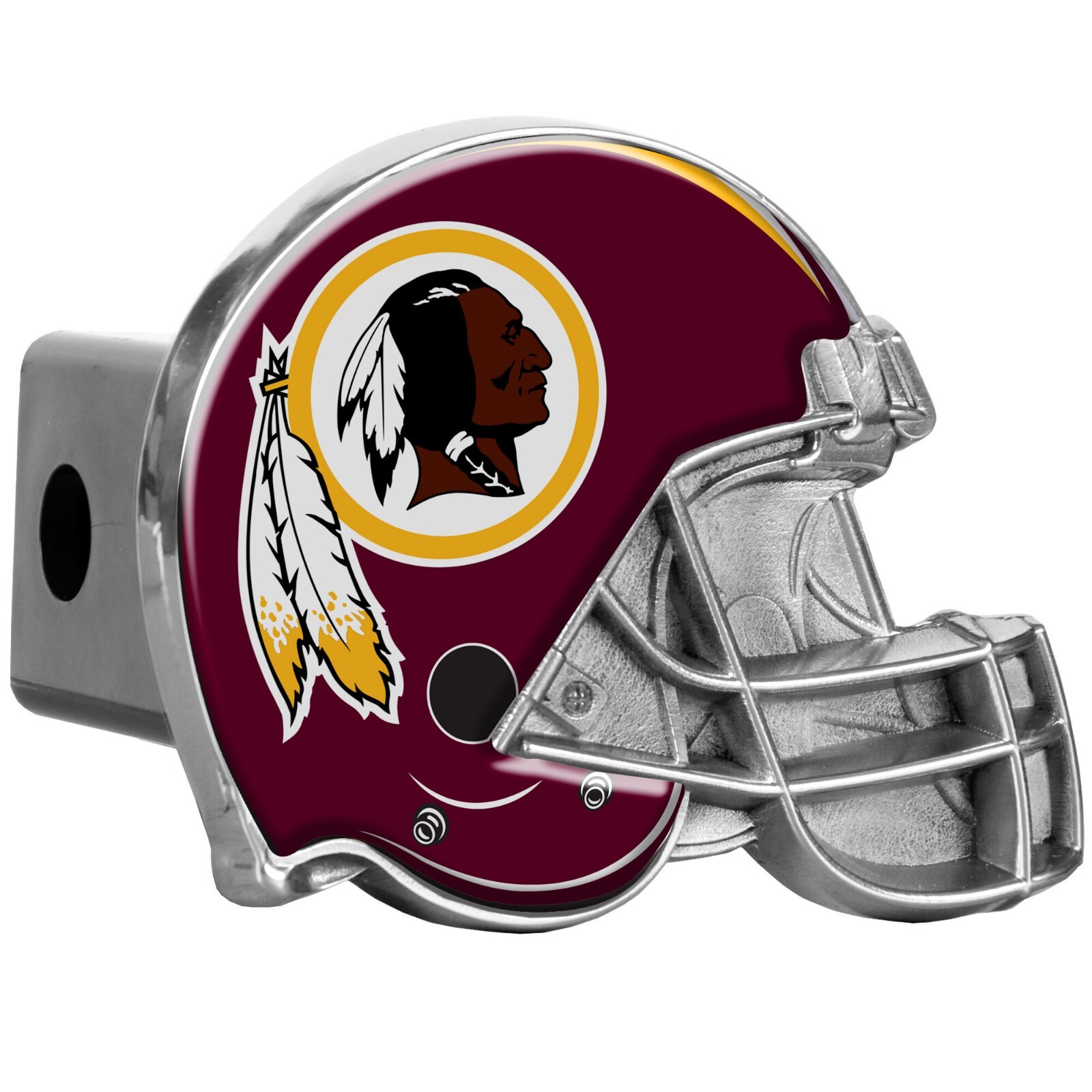Washington Redskins NFL Metal Helmet Tow Hitch Cover Car-Truck-SUV 2″ Receiver