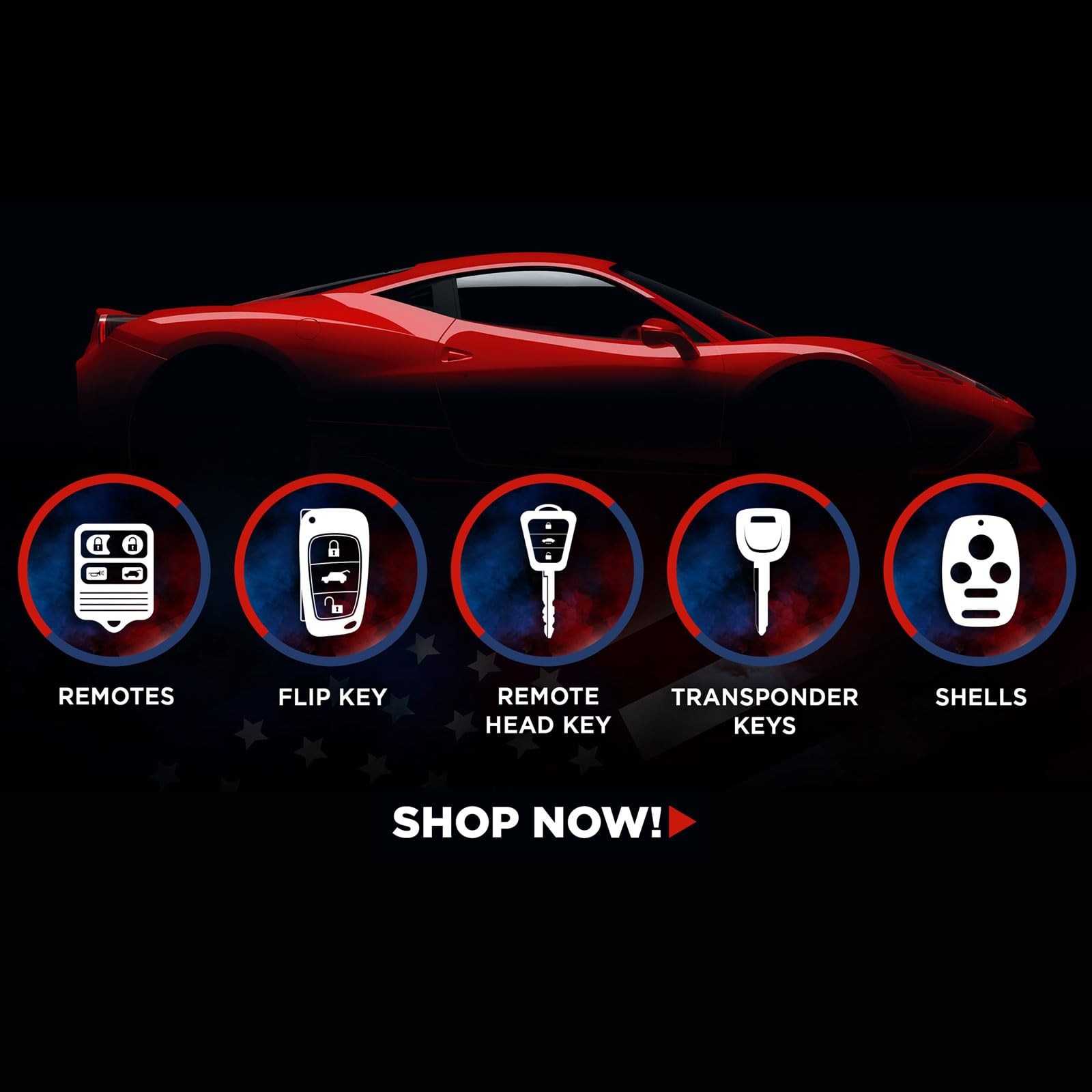 Key Fob Remote Shell Case 3-Button Replacement for 2002 2003 2004 2005 One