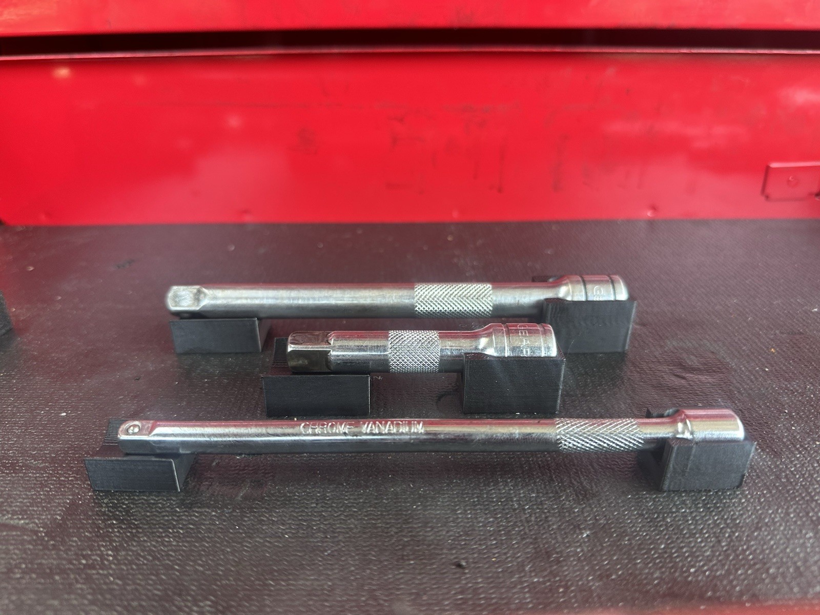3/8″ Magnetic Socket Extension Holder Organizer Tray for Toolbox Drawer Garage