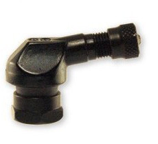 2 Black Ariete Bridgeport 90/83 degree 8.3mm angled valve stems Made in Italy