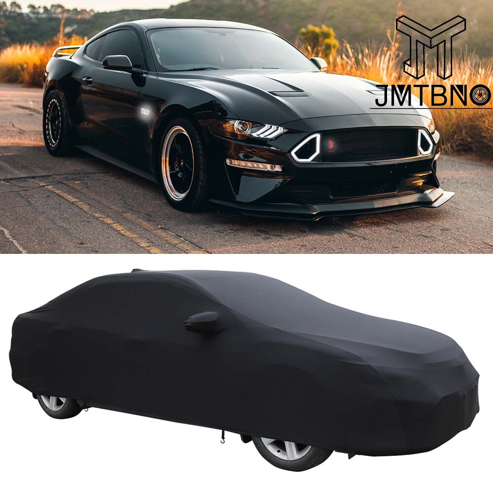 For Ford Mustang Indoor Dust Proof Stretch Stain Custom Full Car Cover w/Bag US