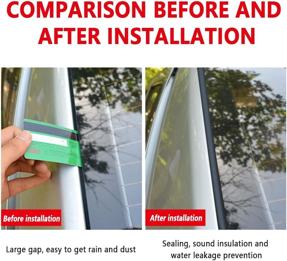 Self-Adhesive 23Ft T-Shape Car Seal – Easy Installation for Cars, SUVs, Trucks