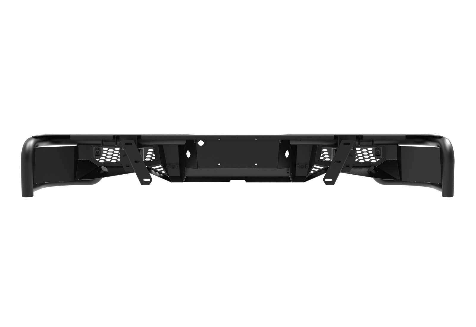 Rear Bumper Silver Painted Replacement Heavy Duty Steel For 2006-2014 Ford F150