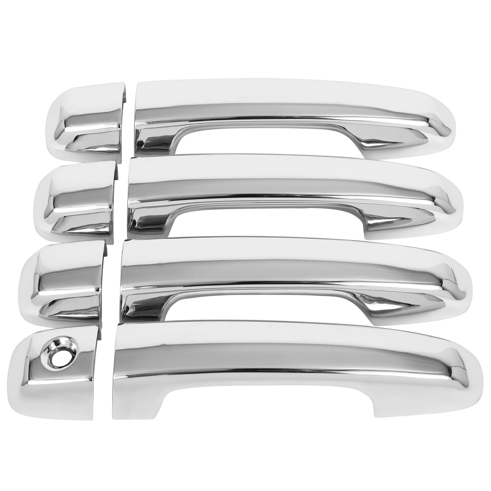 Front Rear Left Right Door Handle Cover For 2010-2019 Toyota 4Runner 4.0L Chrome
