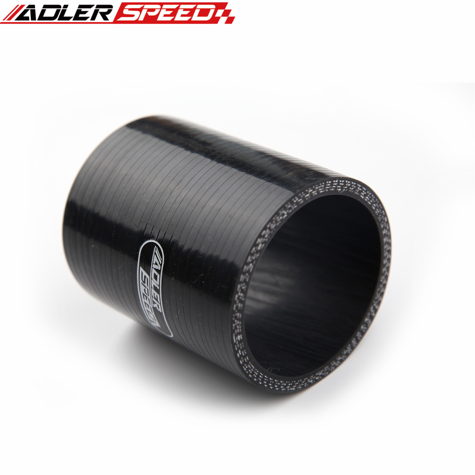 2.375″ 60mm ID Silicone Hose Coupler Pipe Turbo Straight Tubing Black 76.2mm US.