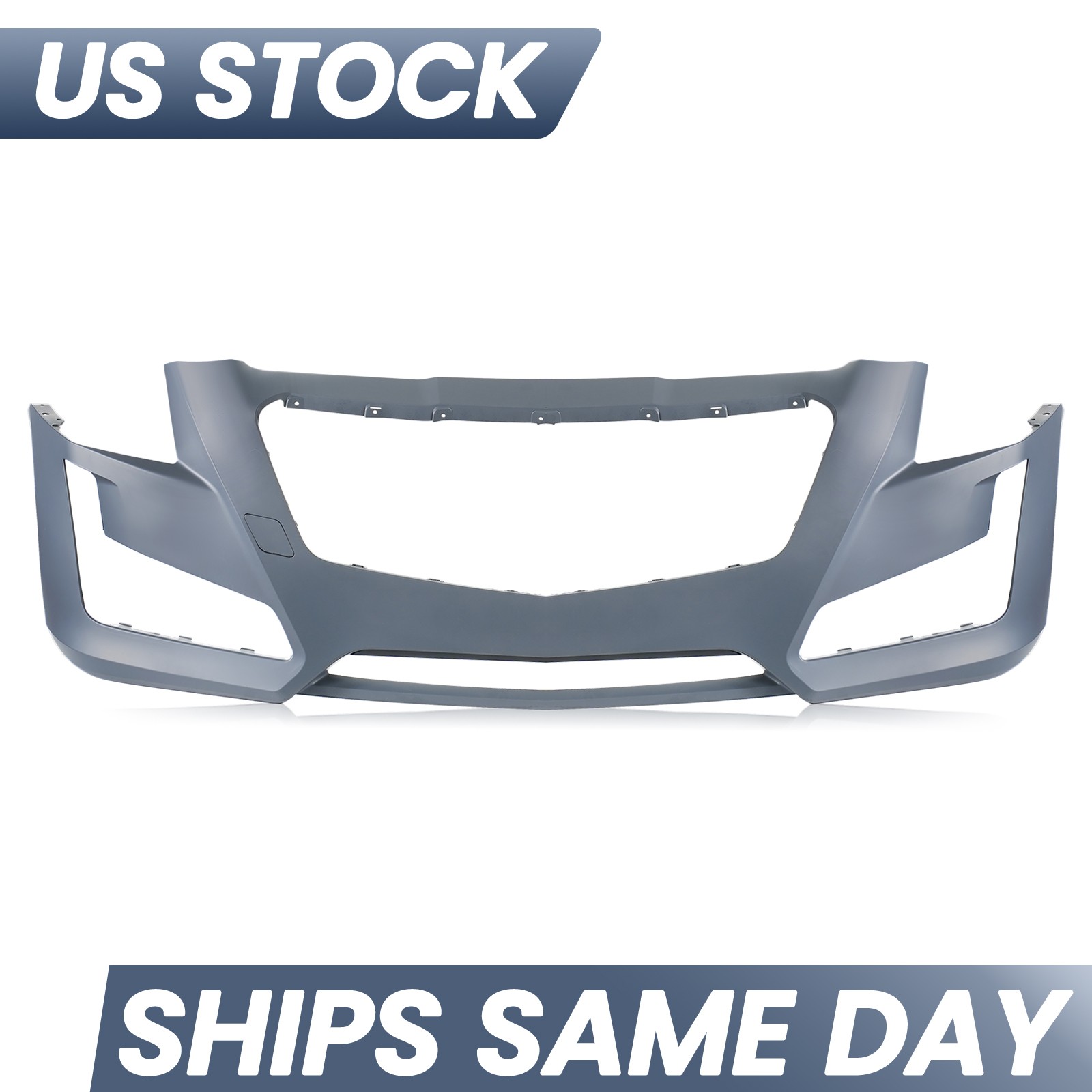 For 2014-2019 Cadillac CTS Front Upper Bumper Cover w/o Sensor Hole 84033411