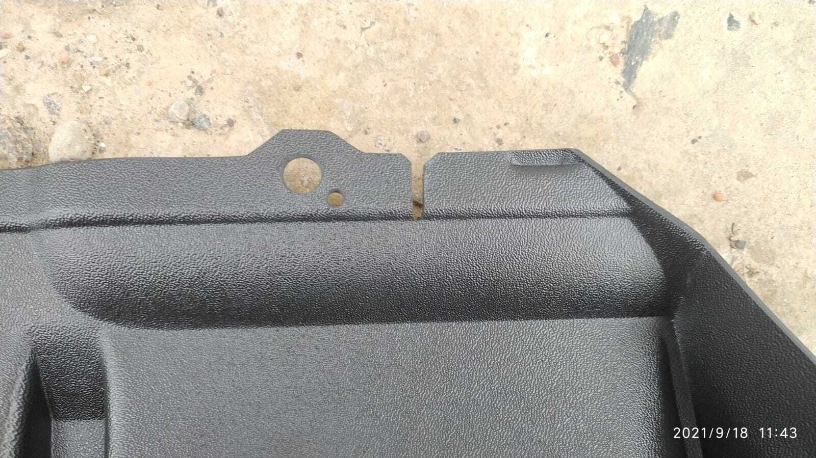 BMW E60 E61 rear bumper diffuser lip spoiler mtech mpacket 1 / 2 / 4 exhaust ABS