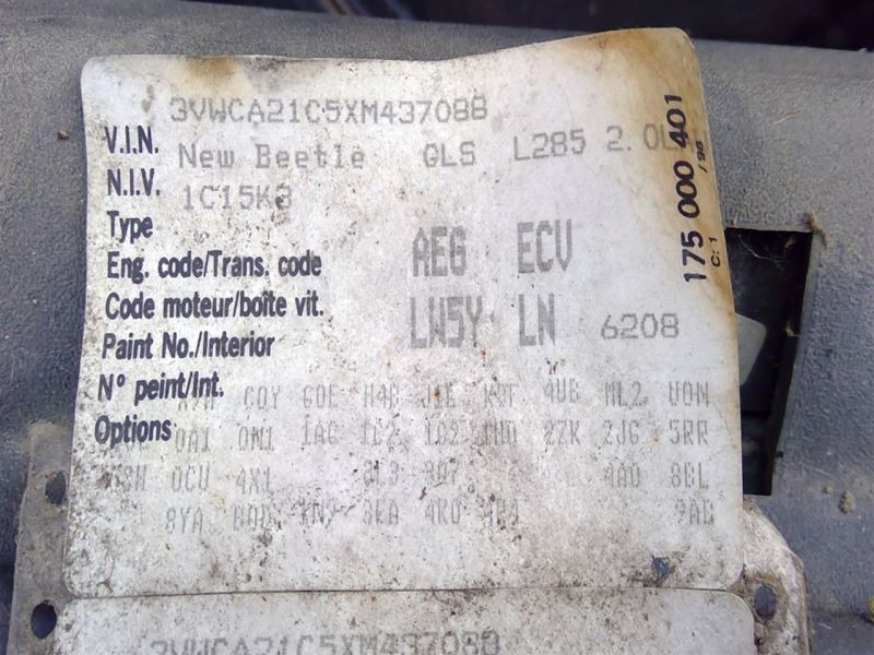 Passenger Lower Control Arm Front City Canada Only Fits 99-11 Golf 3603166