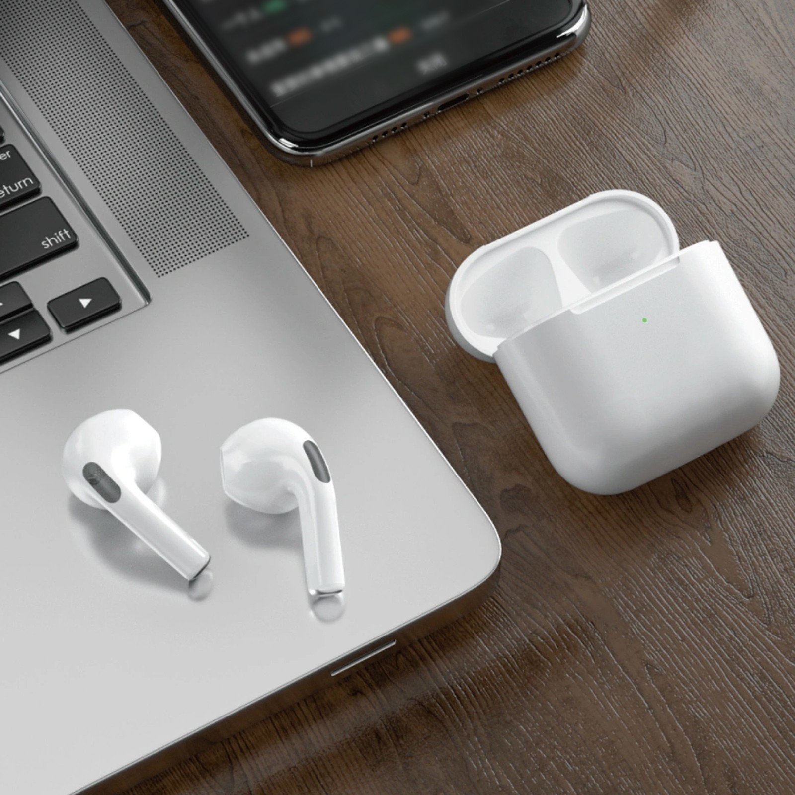Apple Earphones 3rd Generation Wireless In-Ear Headset With Charging Box White