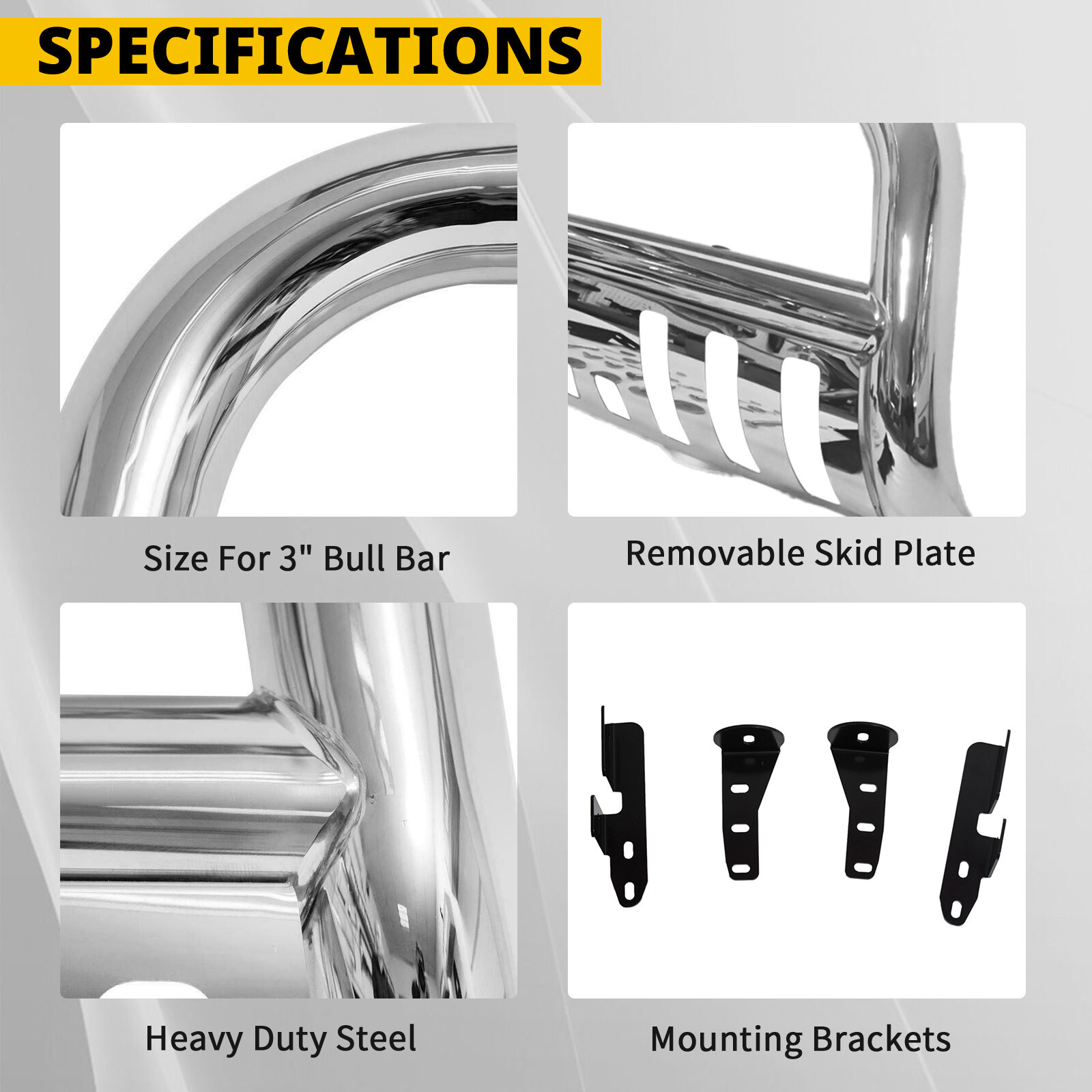 Front Bumper Bull Bar Grille Guard for 99-07 CHEVY SILVERADO/SIERRA 1500
