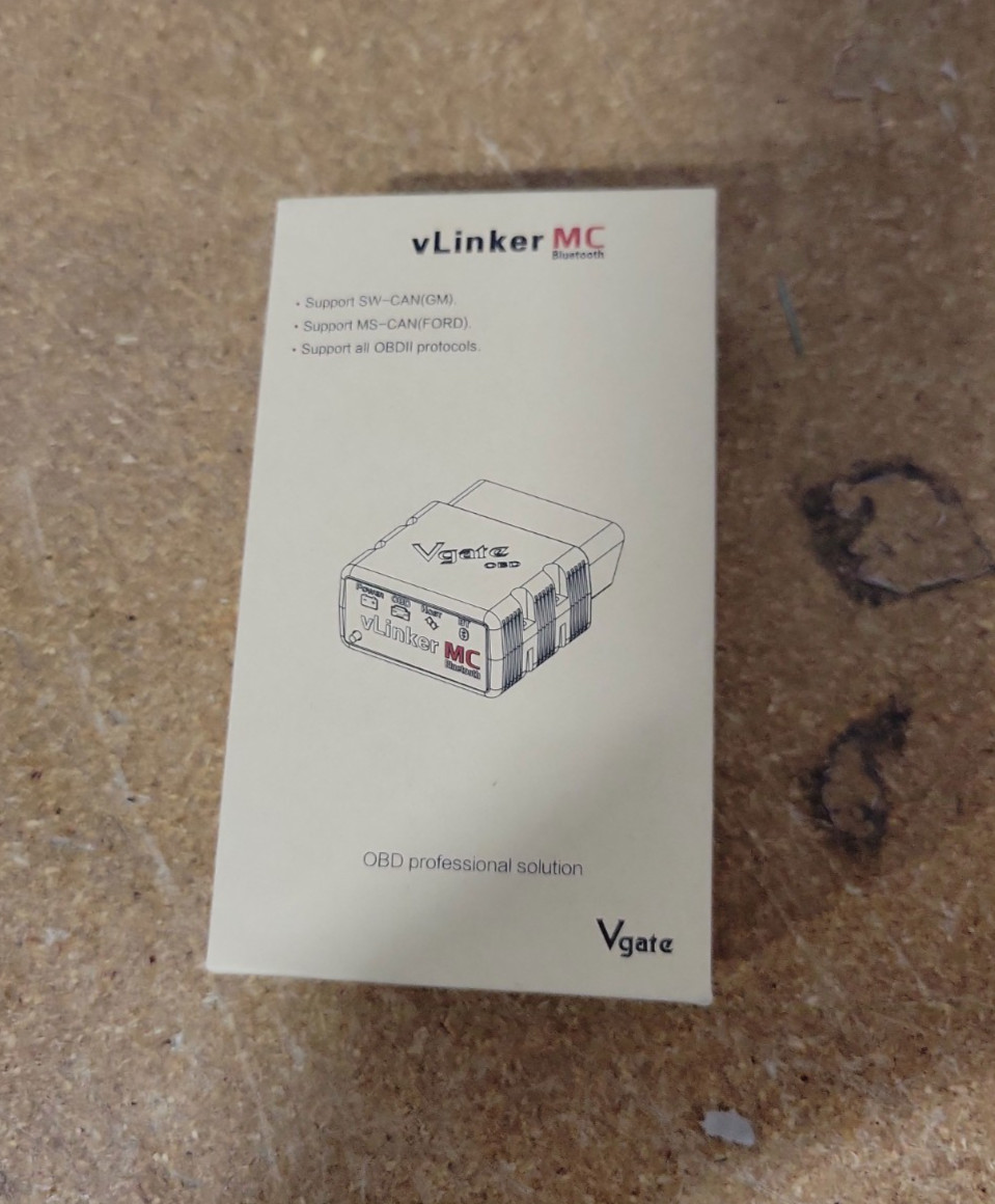Used Vgate Old vLinker MC Adapter Car Diagnostic Scanner only Android