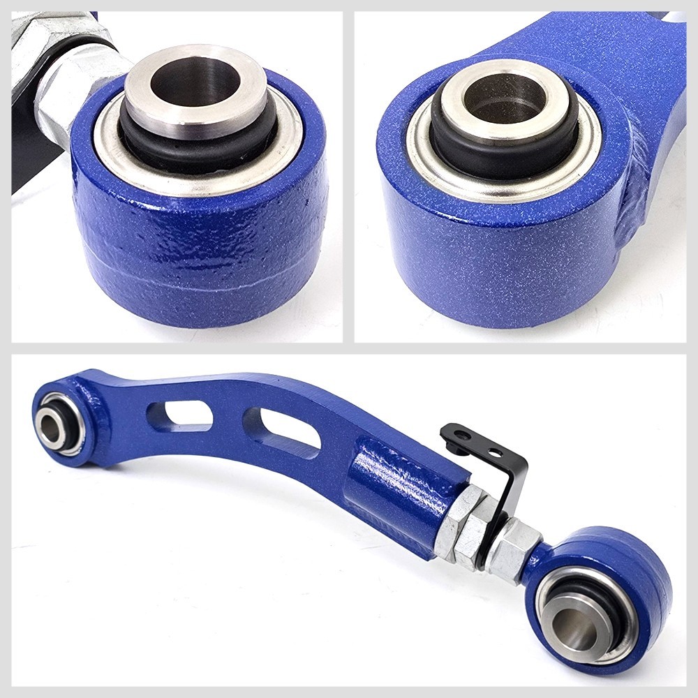 Megan Racing Blue Rear Upper Camber Kit for 16+ Lexus GS L10 RC XC10 Series