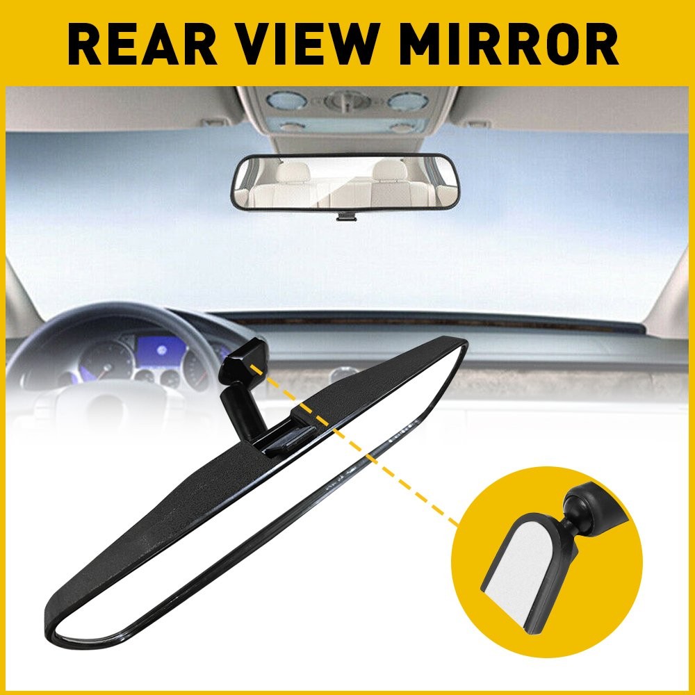 Universal Rear View Mirror Flat Interior Stick-on View High-definition mirror 8″