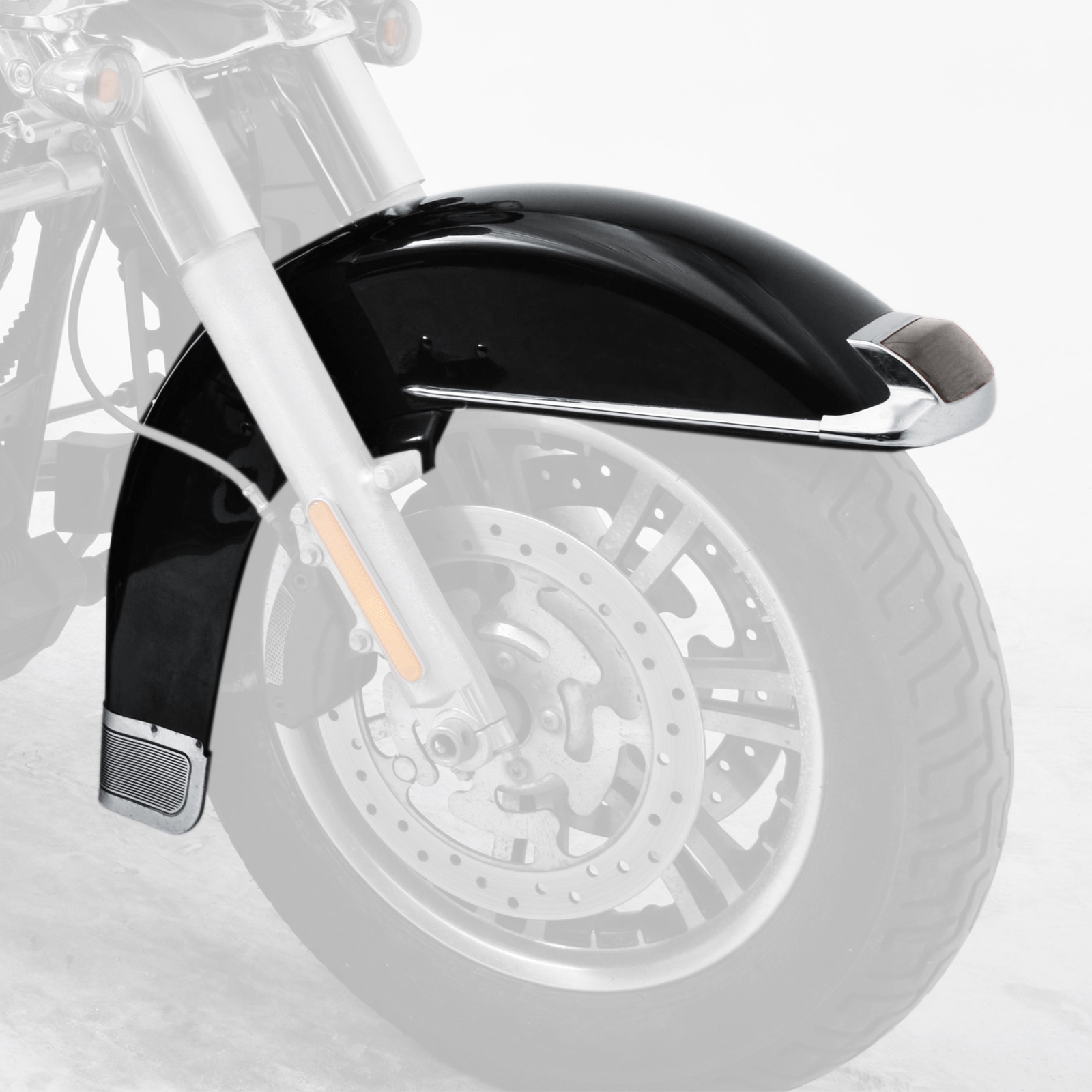 Painted Front Fender For Harley Electra Glide Ultra Limited Road King 1989-2013