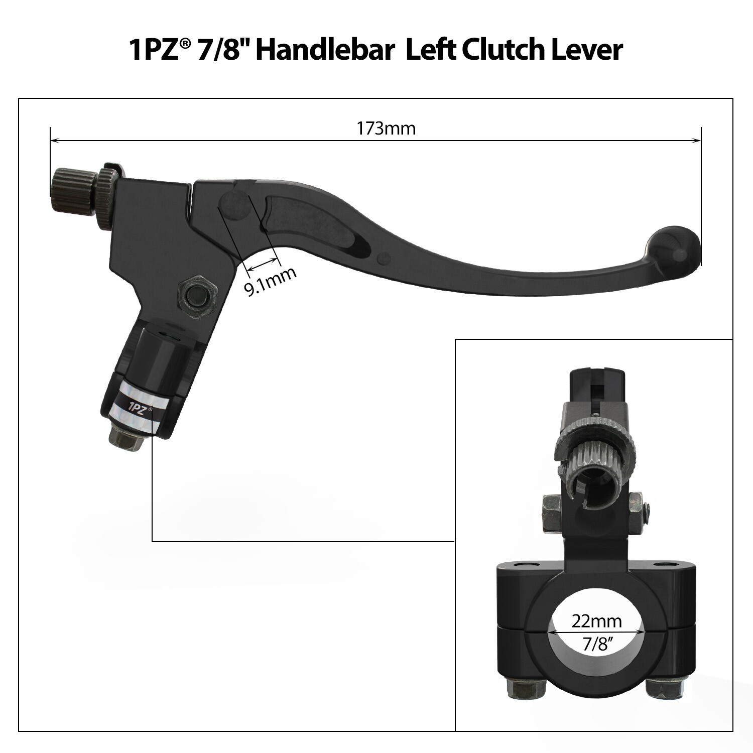 LEFT HANDLE BRAKE LEVER FOR 47cc 49cc PIT DIRT MINI BIKE ATV 97cc BAJA SCOOTER