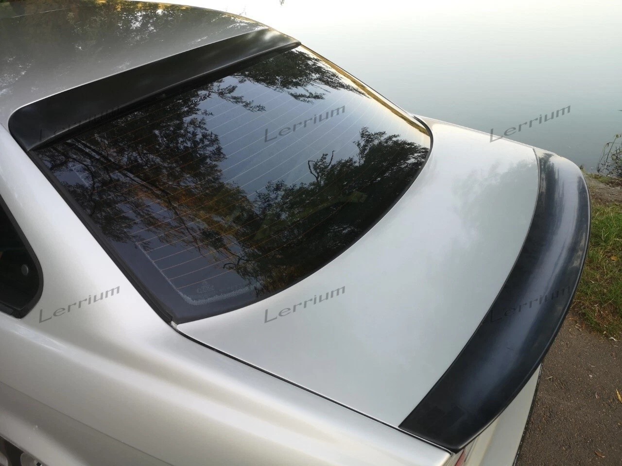 BMW E36 coupe 2dr trunk spoiler lip plastic, E36 coupe ducktail