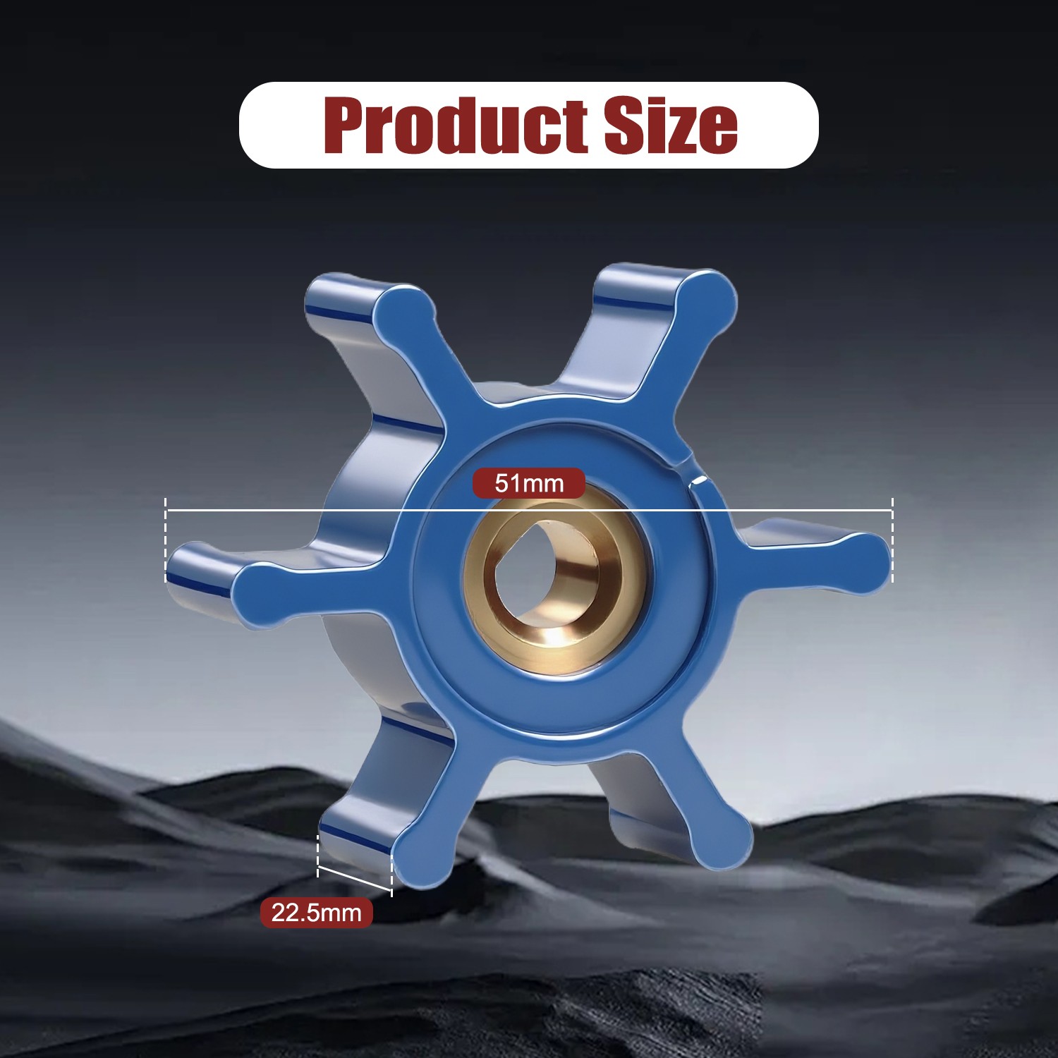 Blue Impeller & O-Ring Kit for Milwaukee M18 Transfer Pumps Replaces 49162771
