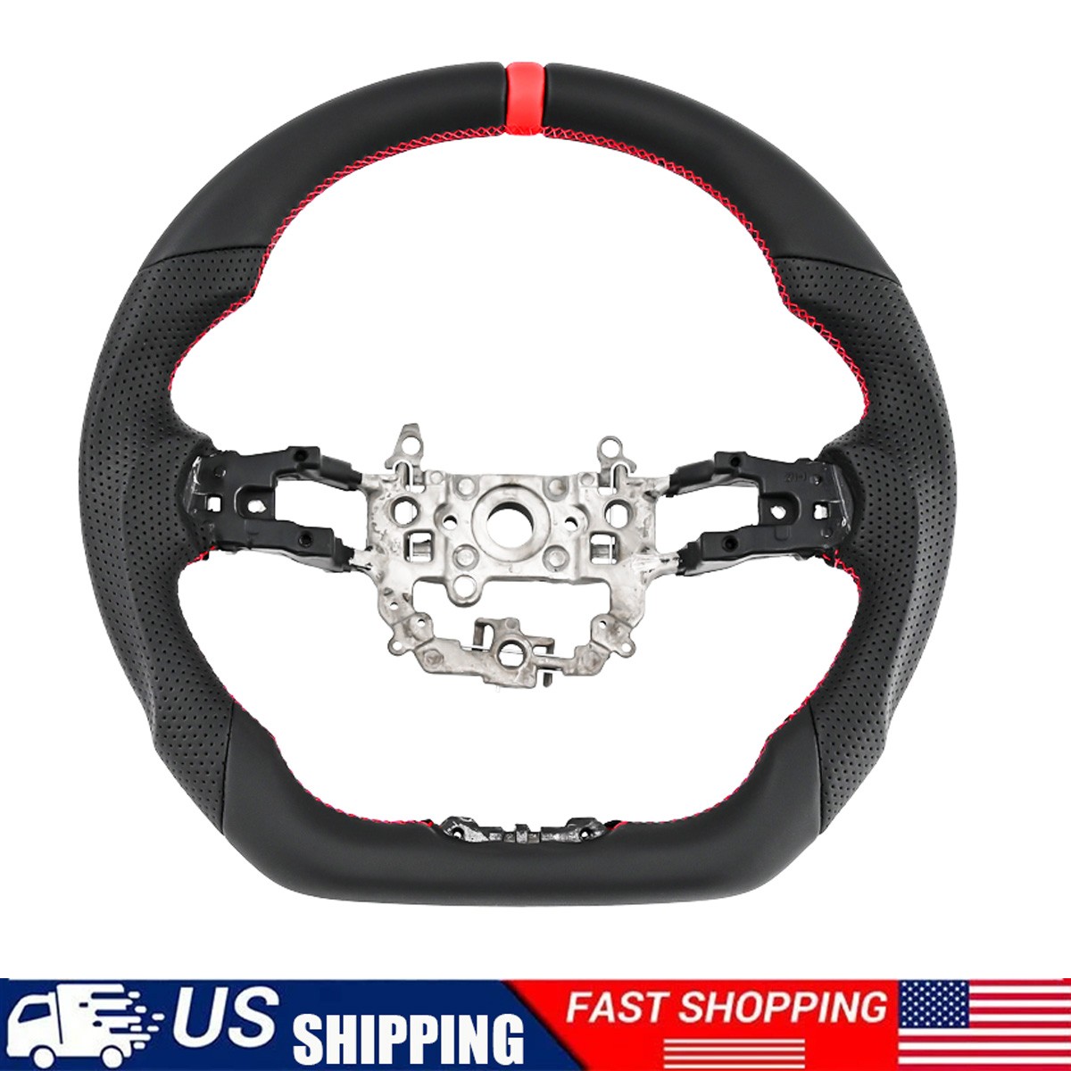 Sports Leather Steering Wheel For 2022-2025 HONDA CIVIC Gen 11th FL Type R