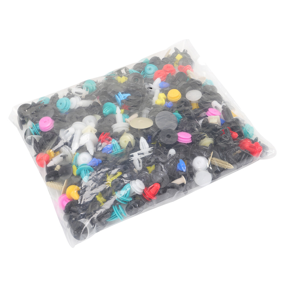 500X Plastic Car Body Trim Clips Universal Auto Rivet Fasteners Expansion Screws