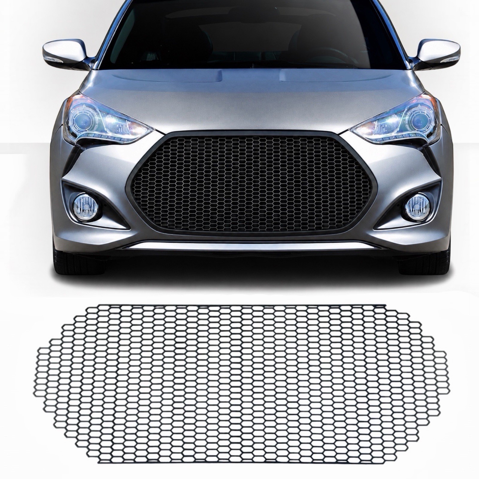 12-17 HYUNDAI VELOSTER TURBO MESH GRILL GRILLE HONEYCOMB
