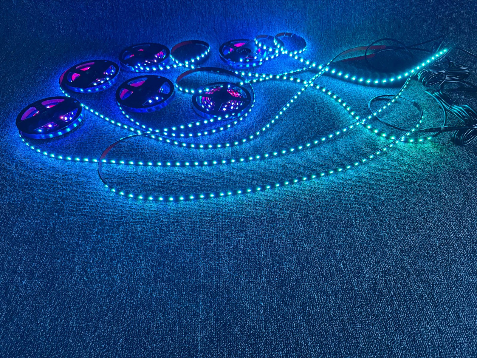 IP65 Flexible Tinted CHASING 8PCS 4FT Light Strips APP+Remote for Ryker Spyder