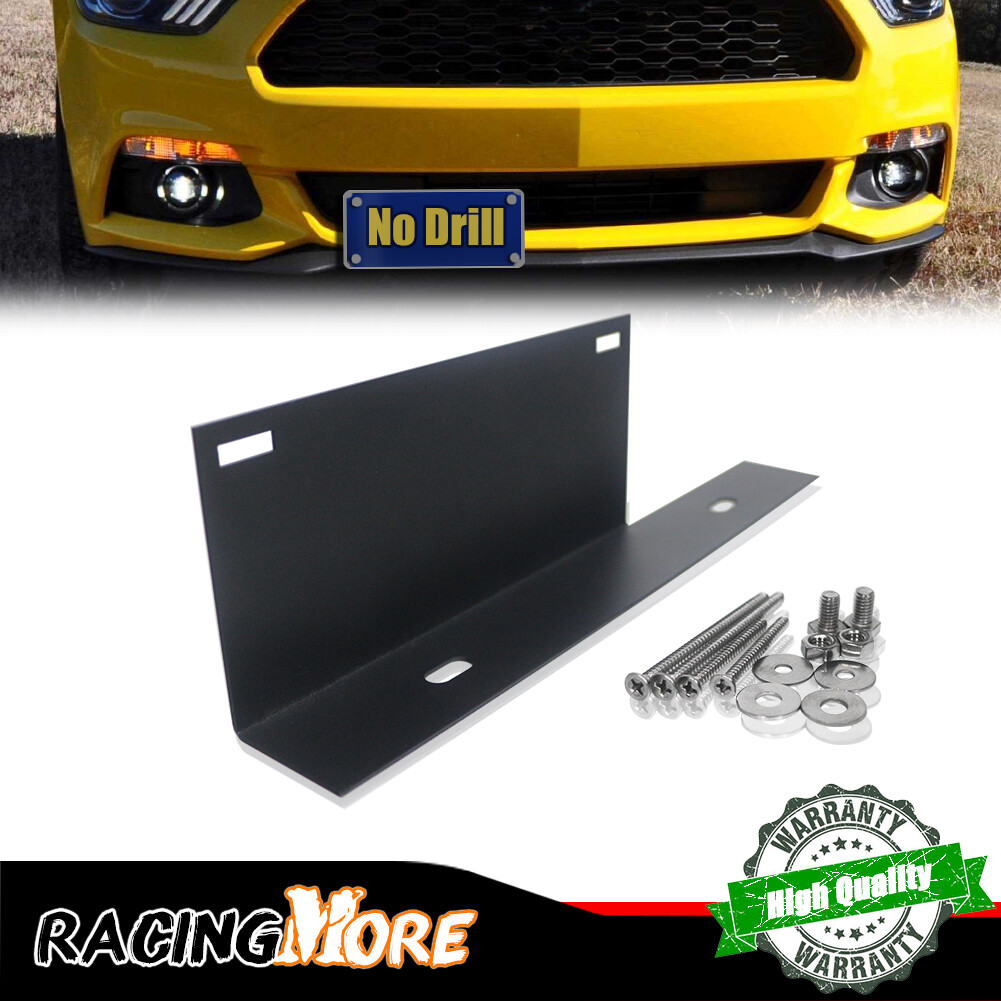 Front License Plate Holder Relocator Mounting Bracket For Ford Mustang 2015-2023
