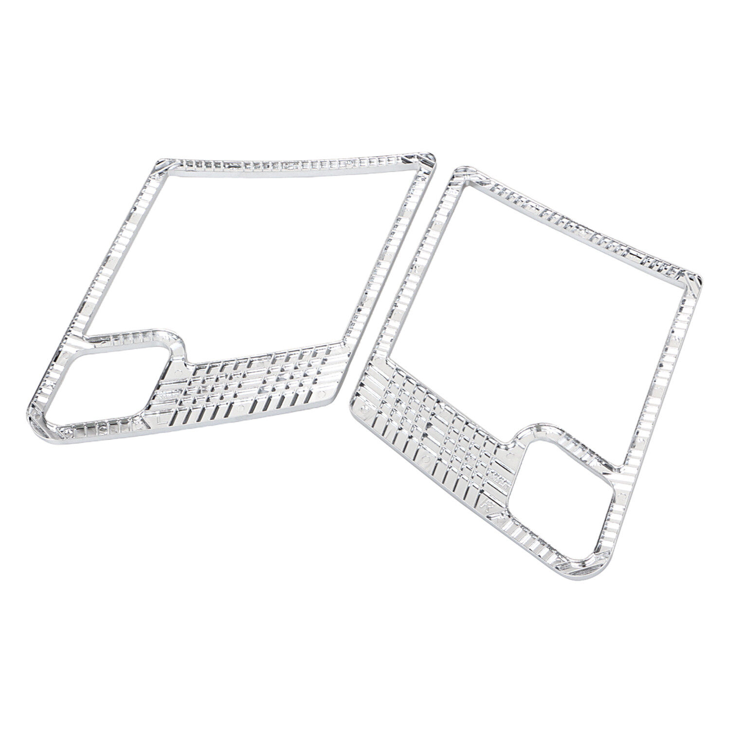 Chrome ABS Plastic Front Speaker Trim For Honda Goldwing 1500 GL1500A Aspencade