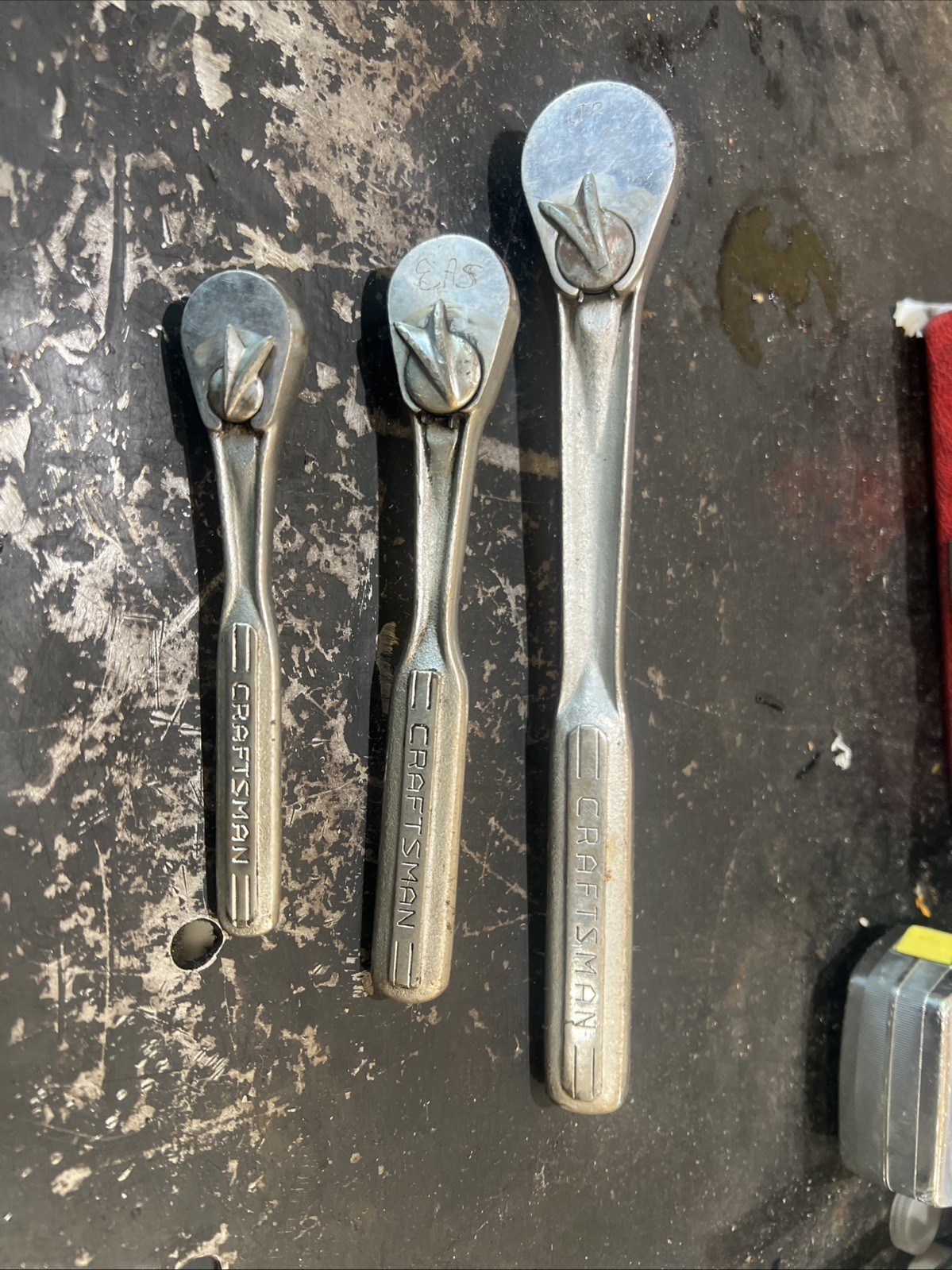 Craftsman USA Butterfly Lever Flying V Ratchet Set 1/4-3/8-1/2 oil holes V