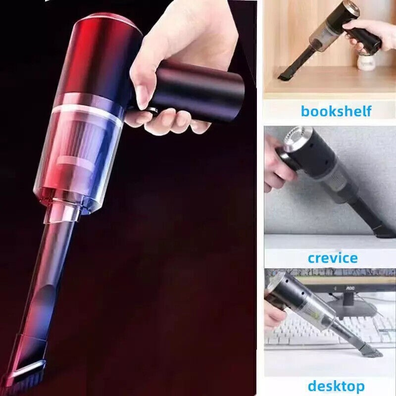 120W Cordless Handheld Rechargeable Vacuum Cleaner Home Auto Wet&Dry Duster