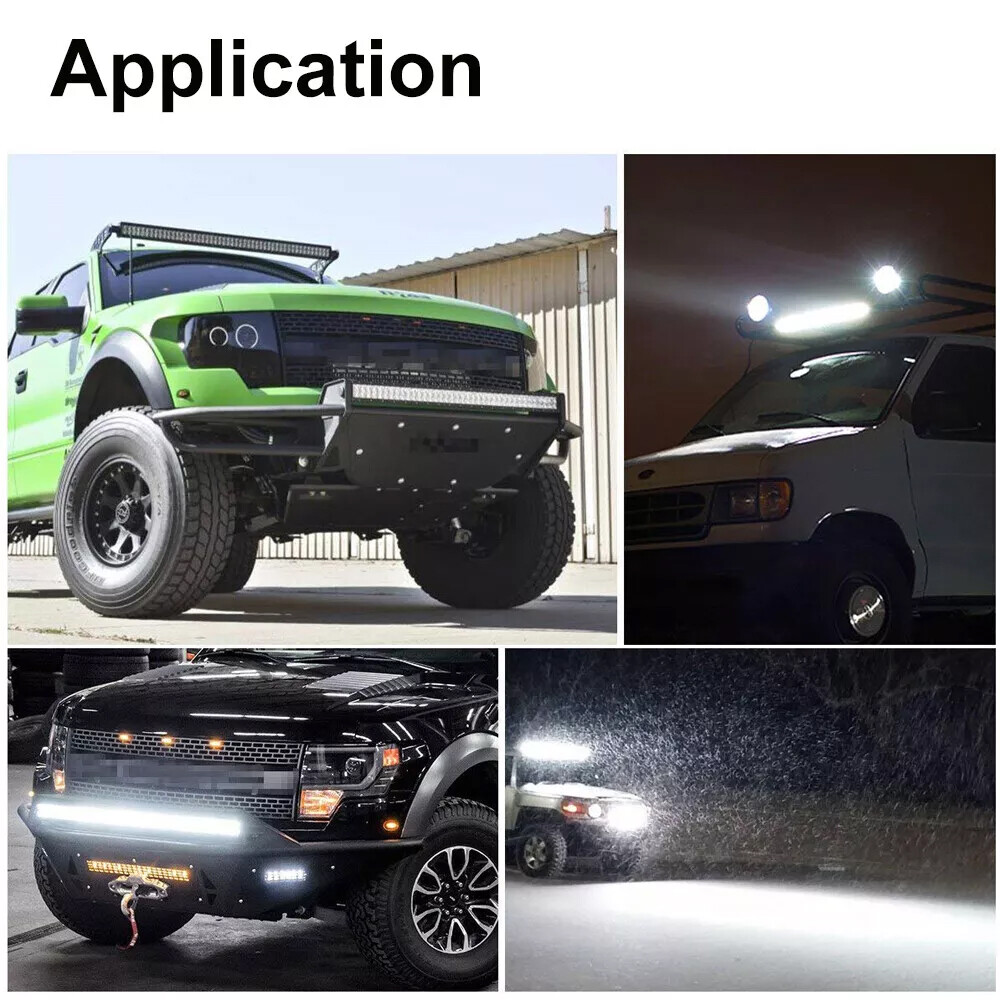 22″inch 1200W LED Light Bar Dual Row Spot Flood Combo Work 4WD Truck SUV ATV 24″