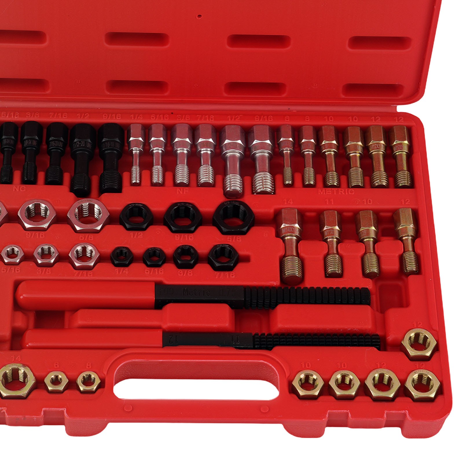48Pc Thread Cleaner Rethreading Master Kit Thread Repair Thread Chaser Tool Set