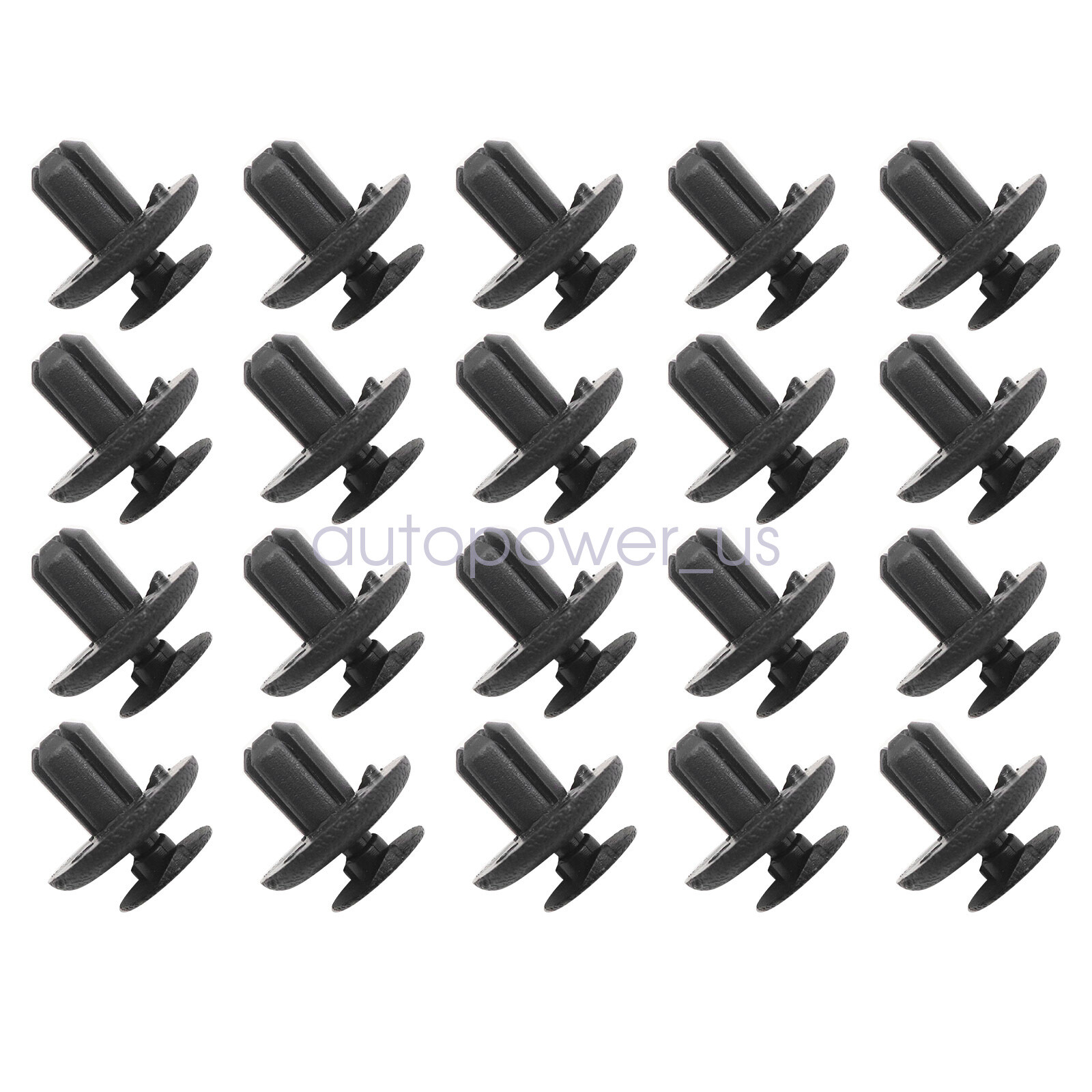 20Pcs Fender Liner Push-Type Retainer Clip 7mm For Subaru Impreza Legacy WRX BRZ