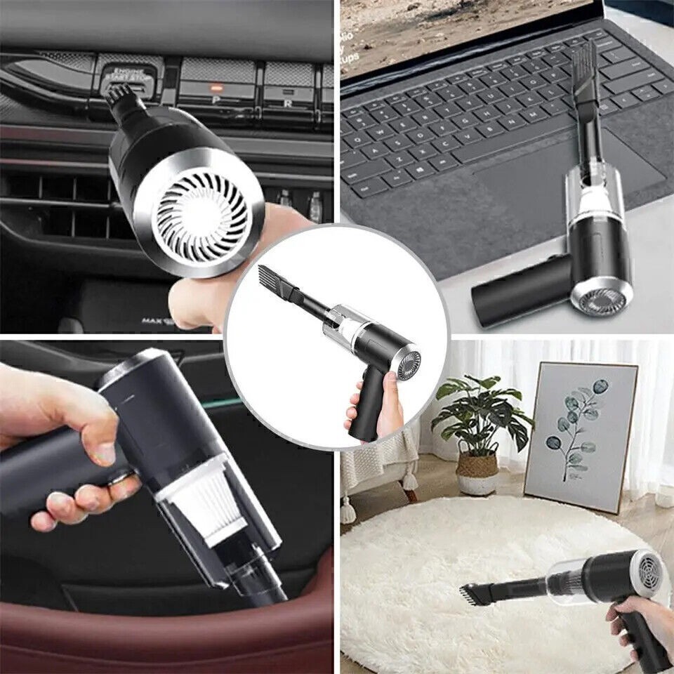 120W Cordless Handheld Rechargeable Vacuum Cleaner Home Auto Wet&Dry Duster