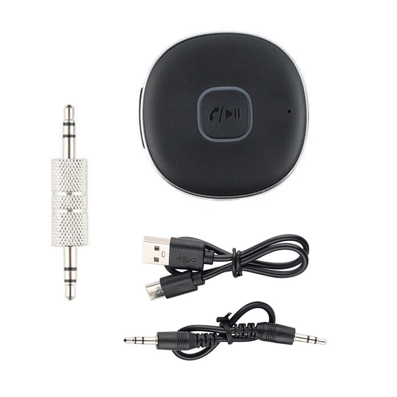 For Bluetooth 5.0 Wireless Audio Receiver 3.5mm Aux Car Kit Handsfree Calling