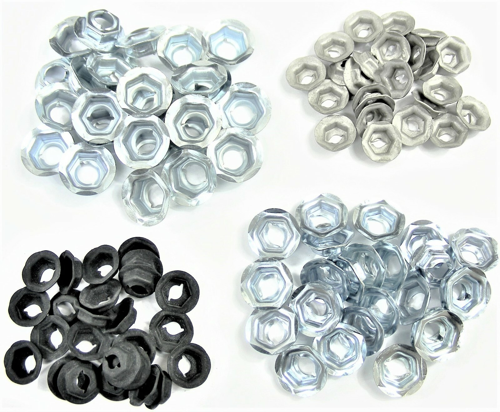 GM Truck PAL Nuts- Fit 4mm to 8mm Studs- Emblem Trim etc- 100pcs (25ea)- #045