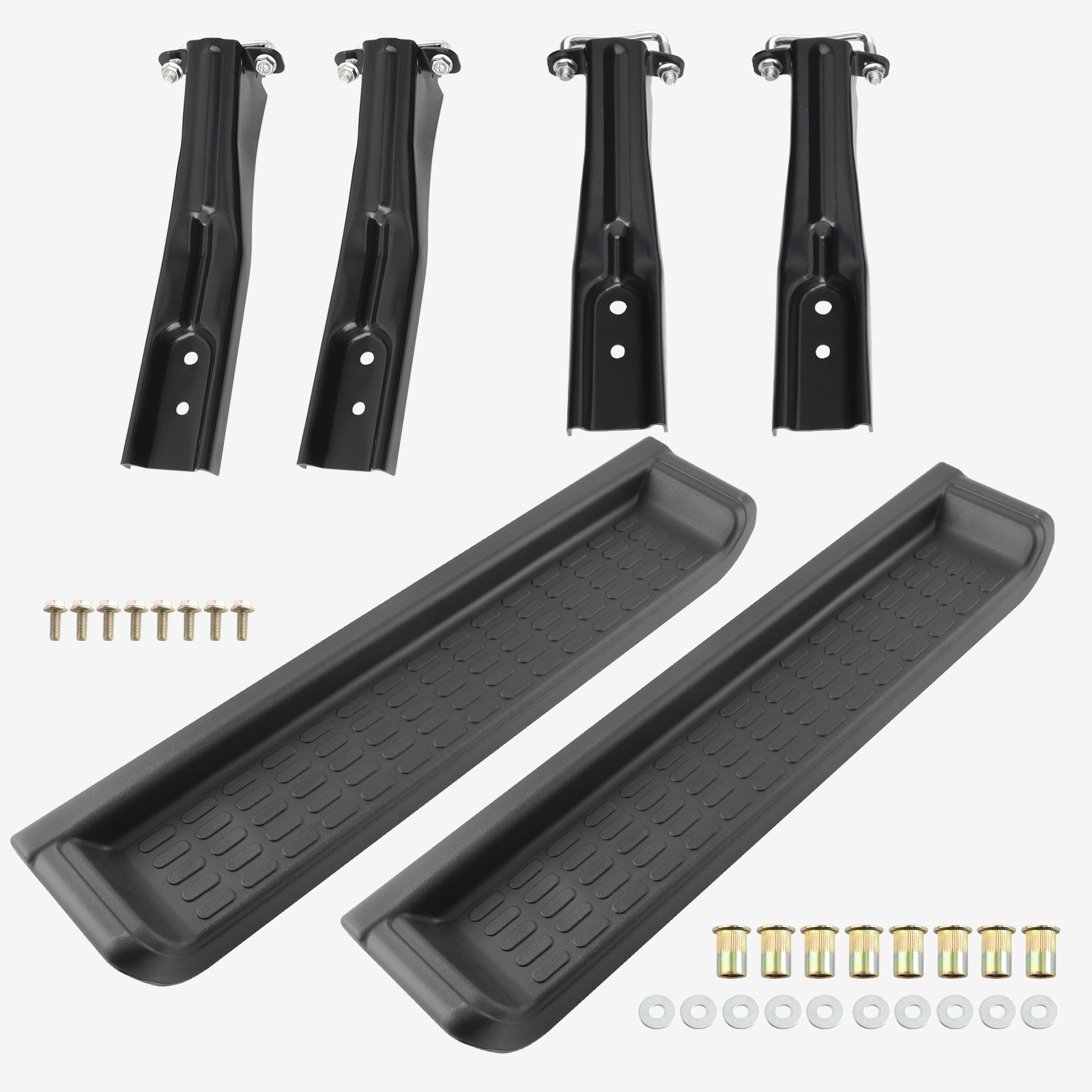 2 Pcs Side Step Nerf Bar Running Board for Jeep Wrangler TJ 1997-2006 PW4511