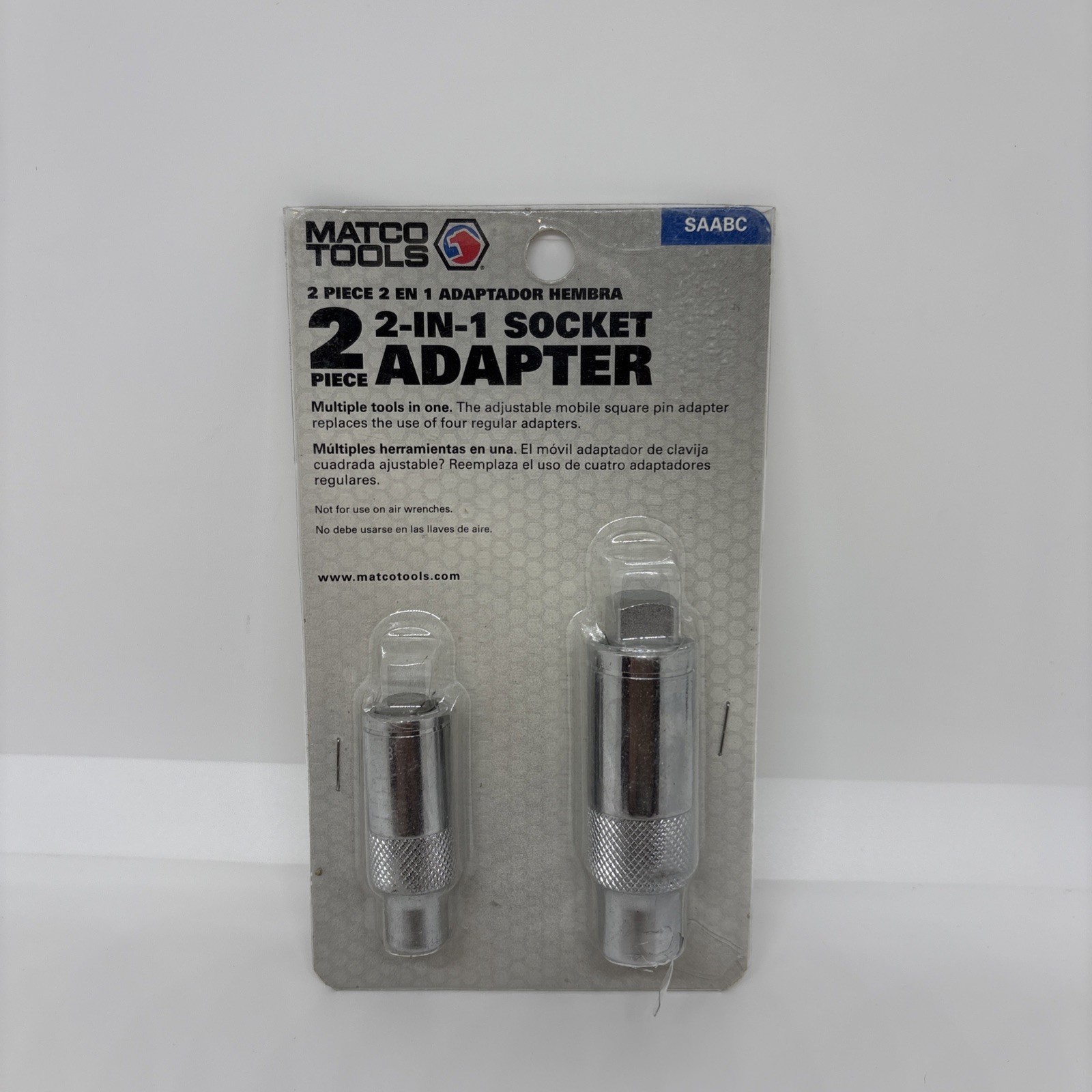 Matco Tools 2 Piece 2 In One Socket Adapter SAABC