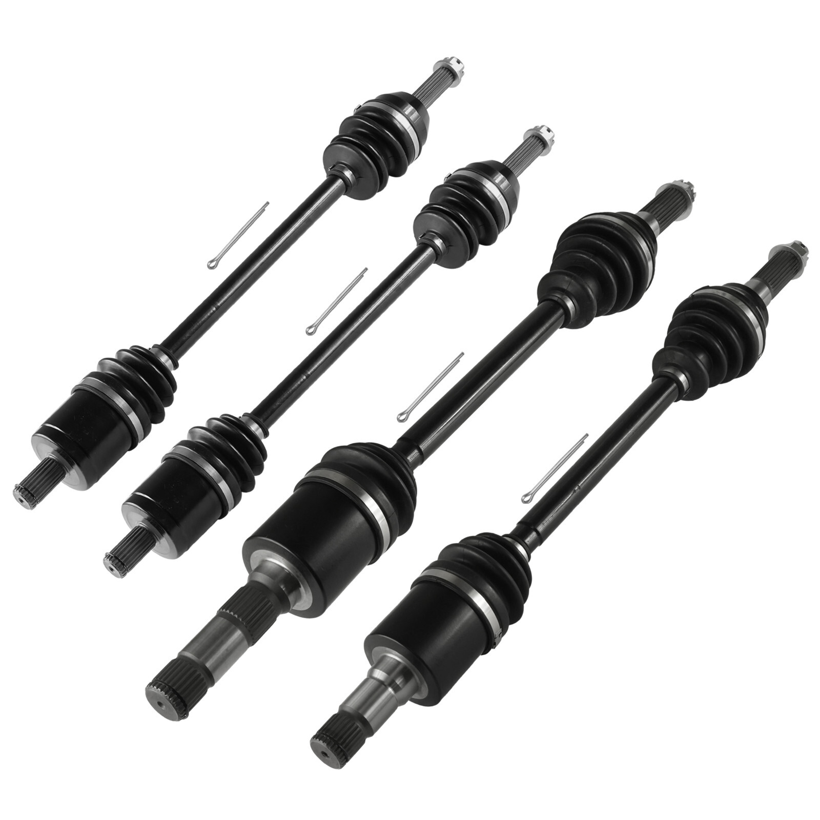 Front Rear Left Right Complete CV Joint Axles for Polaris Ranger Crew 700 08 09