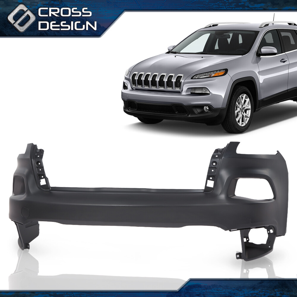 Front Upper Bumper Cover Fits 2014 2015 2016 2017 2018 Jeep Cherokee