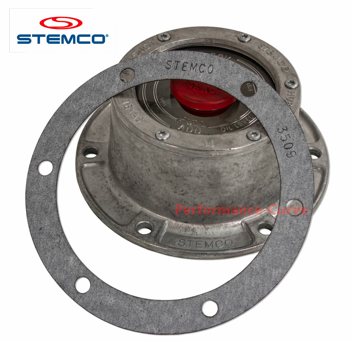 Stemco Aluminum Hubcap w/Gasket 300-4009 / 340-4009