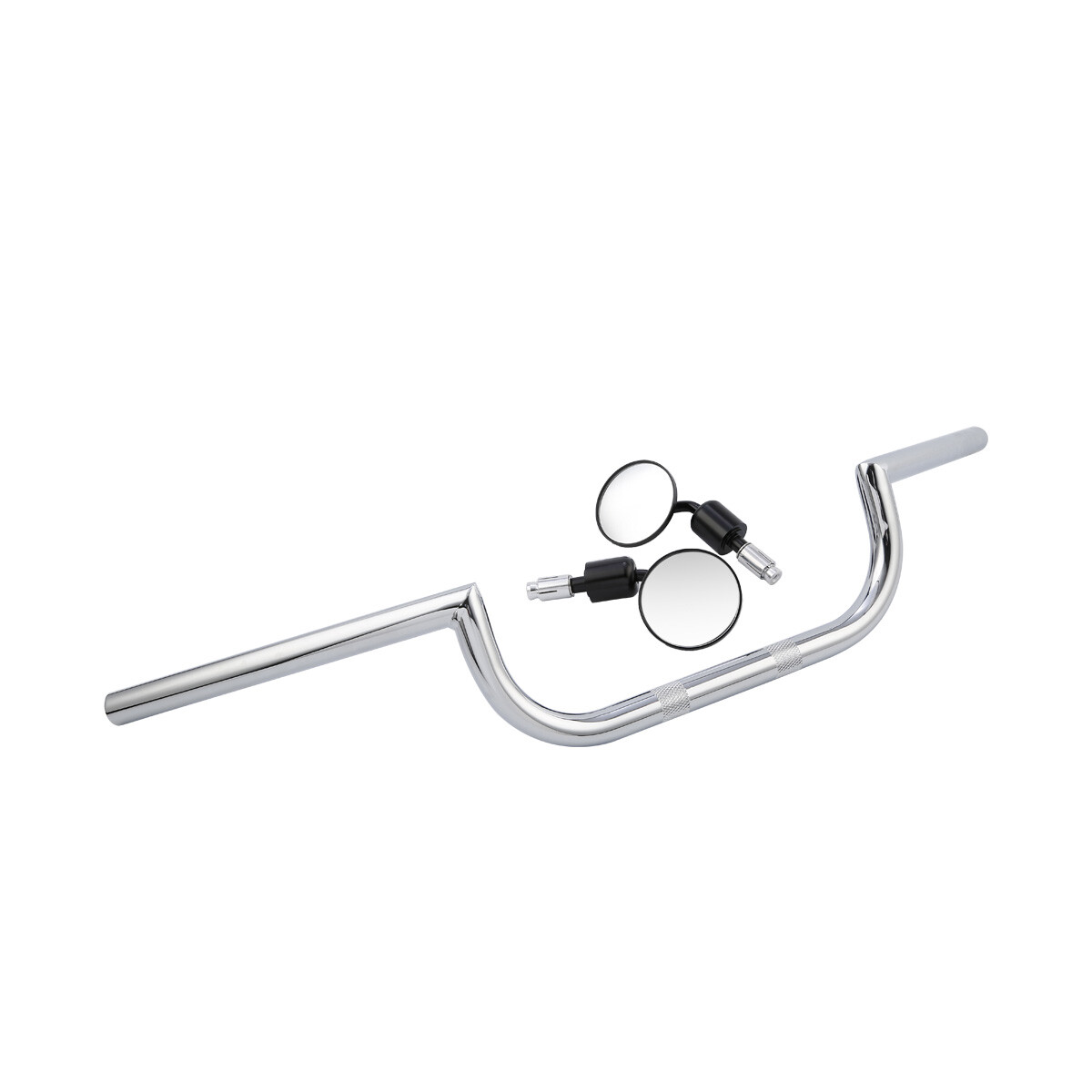 7/8″ 22mm Handlebar & Rear-View Mirrors Fit For Cafe Racer Custom Honda Chrome
